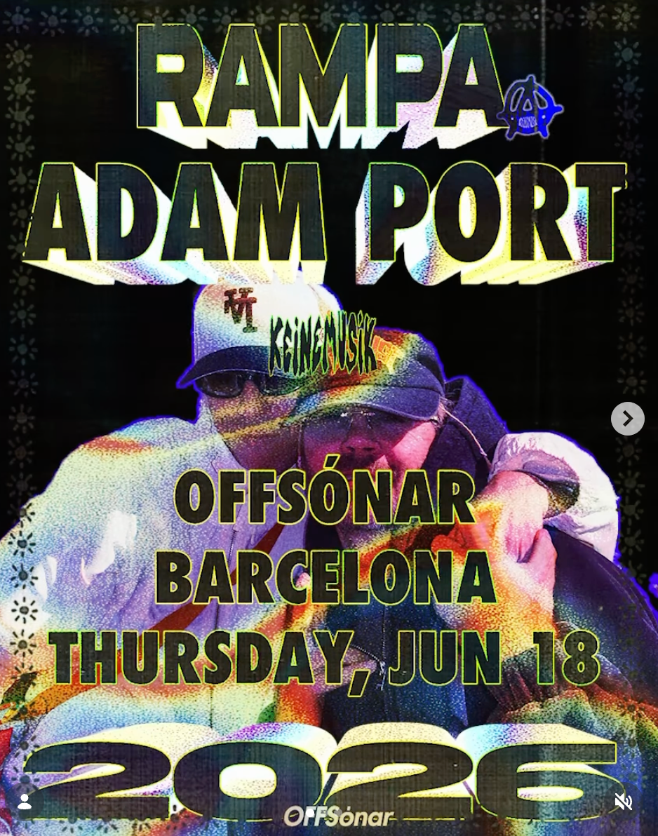 OFFSónar 2026 Rampa en Adam Port Barcelona July 18th